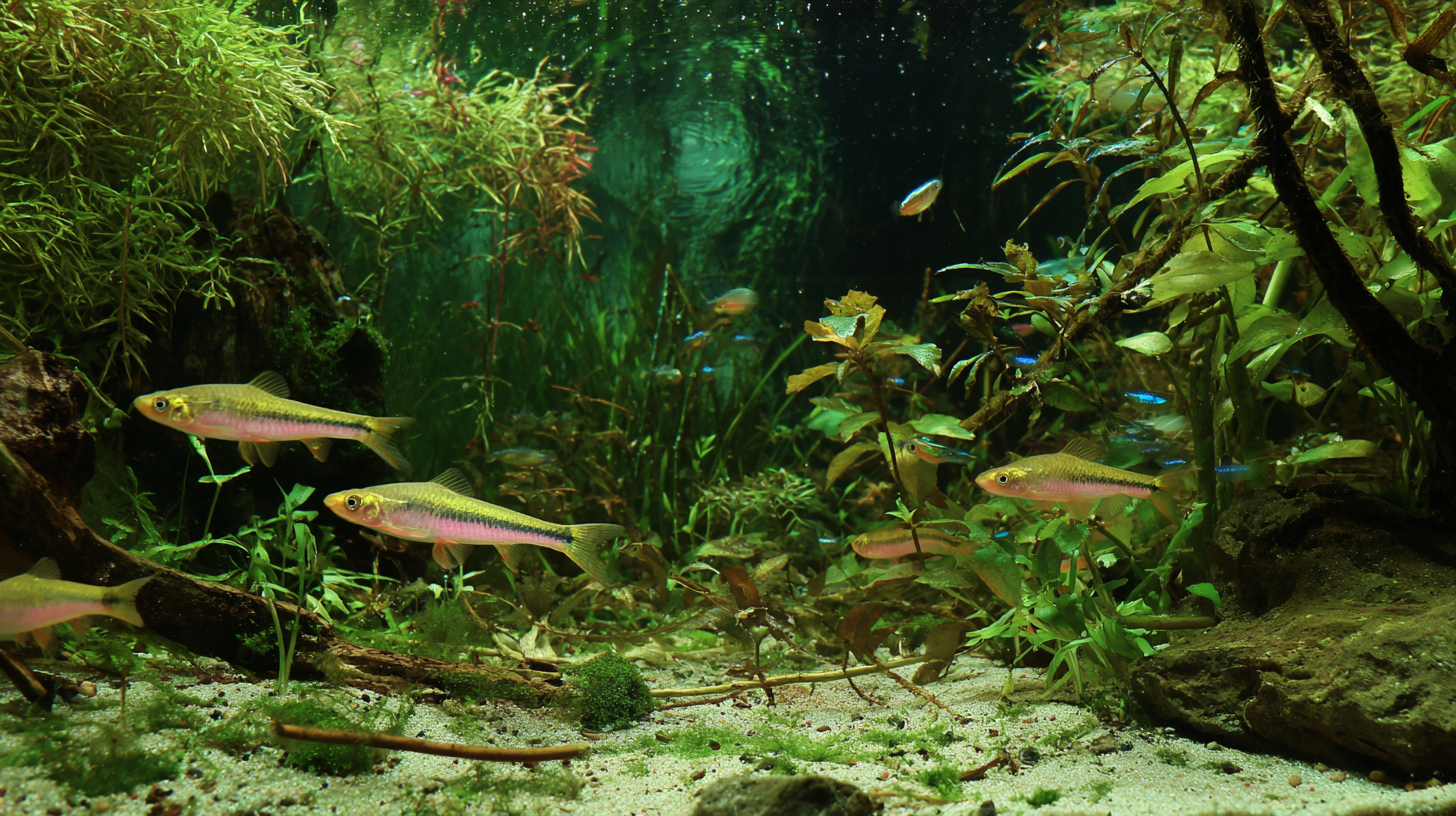 Gesellschaftsaquarium mit Corydoras, Salmlern und Labyrinthfischen