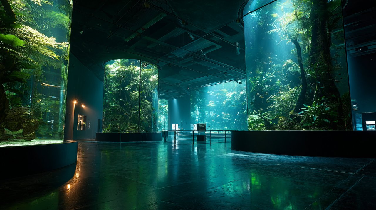 Buntes Aquarium mit tropischen Fischen – Aquaframe Pro Aquaristik-App