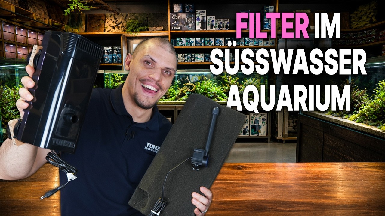 Tunze zeigt Filtertypen für Süßwasseraquarien