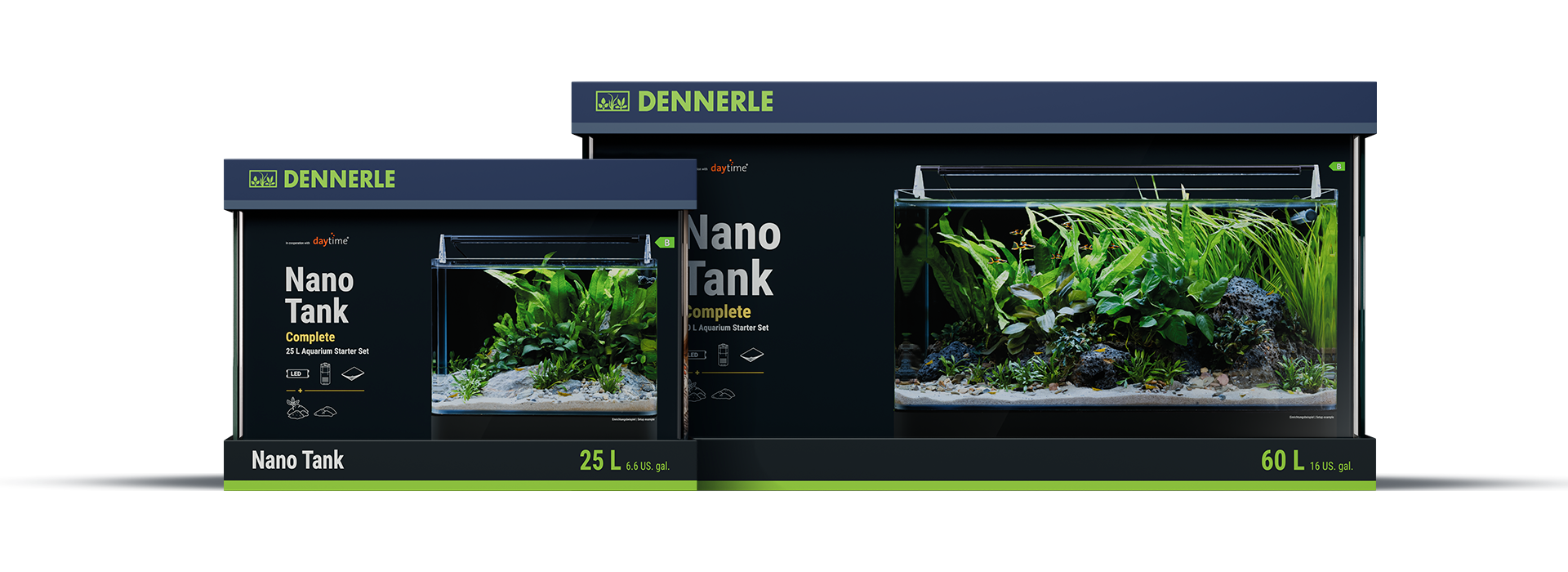 Dennerle revolutioniert die Nano-Welt: Neue Tanks in 25L und 60L